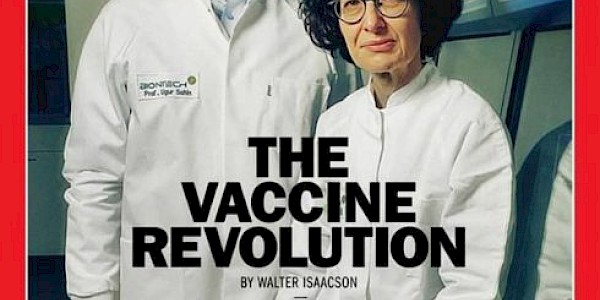 Prof. Dr. Uğur Şahin ve Dr. Özlem Türeci dünyaca ünlü TIME dergisine de kapak oldu!