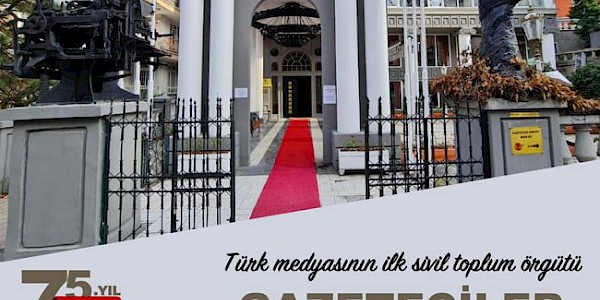 10 Ocak Gazeteciler Cemiyeti 75’nci yılını buruk kutluyor...