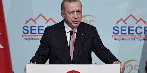 Cumhurbaşkanı Erdoğan, Güneydoğu Avrupa İşbirliği Süreci Devlet ve Hükümet Başkanları Zirvesinde konuştu.