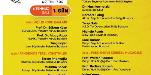Dünya Pandemi Konferansı Programı (İzmir, 6-7 Temmuz 2021)
