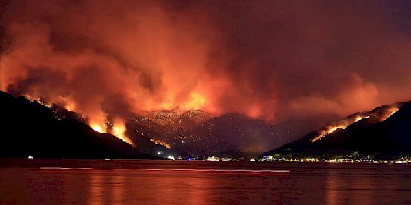 Manavgat, Milas, Alanya ve Bodrum’da Orman Yangınları....
