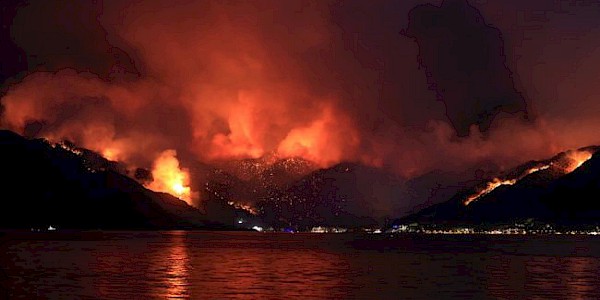 Türkiye'nin yangınlarla mücadelesinde 10'uncu gün.