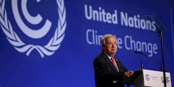 BM Genel Sekreteri Guterres, Gelişmiş Ülkeleri savunmasız ülkeler için iklim taahhüdünü yerine getirmeye çağırıyor.