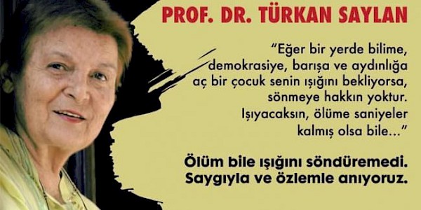 Prof. Dr. Türkan Saylan ölümünün 14. yılında mezarı başında anıldı