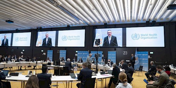 DSÖ Genel Direktörü Dr. Tedros, 152. DSÖ Yönetim Kurulu Toplantısında konuştu.