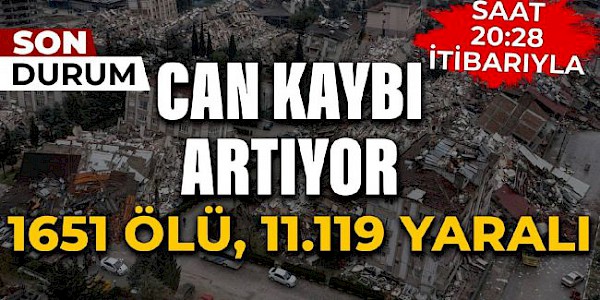 Türkiye İki Büyük Depremle Sarsıldı.