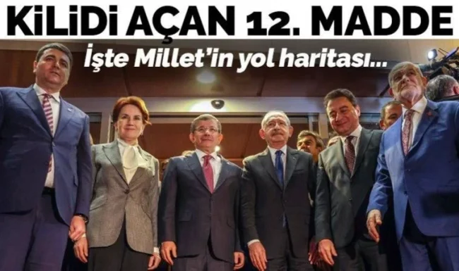 Millet İttifakı'nın Cumhurbaşkanı adayı Kemal Kılıçdaroğlu
