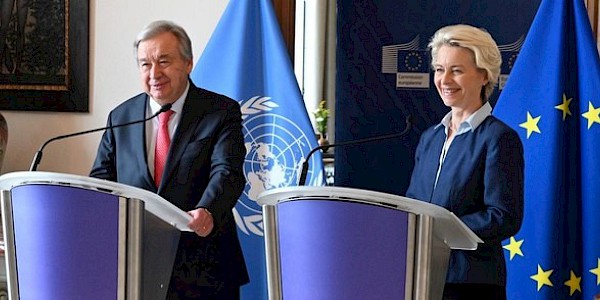 BM ve Avrupa Birliği “Kutuplaşan bir dünyada uluslararası işbirliğini” görüştü.