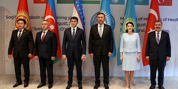 Sağlık Bakanı Koca, Türk Dünyası Tıp Kurultayı'nda...