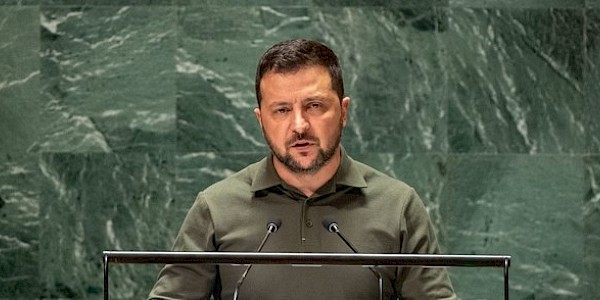 78. BM Genel Kurulu'nda, Ukrayna Devlet Başkanı Zelenski'nin konuşması.