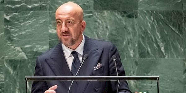 78. BM Genel Kurulu’nda, Avrupa Konseyi Başkanı Charles Michel konuştu