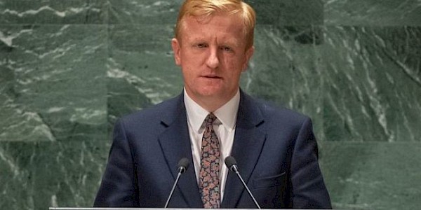 78. BM Genel Kurulu’nda, İngiltere Başbakan Yardımcısı Oliver Dowden konuştu.