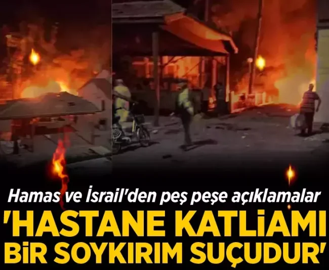 DSÖ'nün, Al Ahli Arap Hastanesi'ne düzenlenen saldırı ve büyük çaplı kayıplarla ilgili açıklaması.