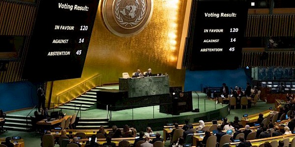BM Genel Kurulu, Gazze'de acil insani ateşkes istenilen karar tasarısını kabul etti