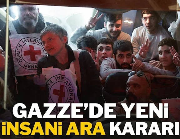 Gazze’de insani ara 2 gün daha uzatıldı.