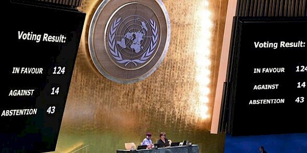 BM Genel Kurulu, İsrail'in işgal altındaki Filistin topraklarındaki "yasadışı varlığına" son vermesini istiyor.