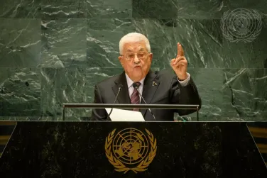 Filistin Devlet Başkanı Mahmoud Abbas 79. BM Genel Kurulu'nda konuştu.