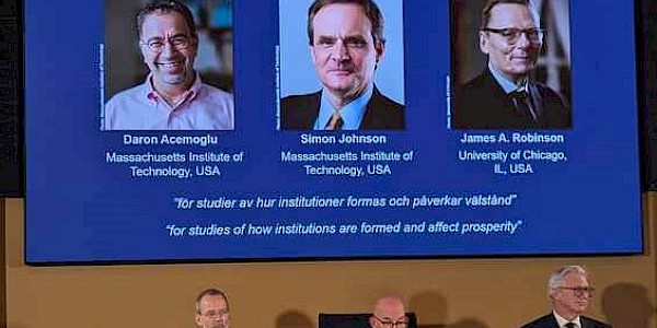 2024 Nobel Ekonomi Ödülü'nü Daron Acemoğlu, Simon Johnson ve James Robinson aldı.