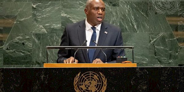 İngiltere Başbakan Yardımcısı David Lammy’in, BM Genel Kurul Konuşması