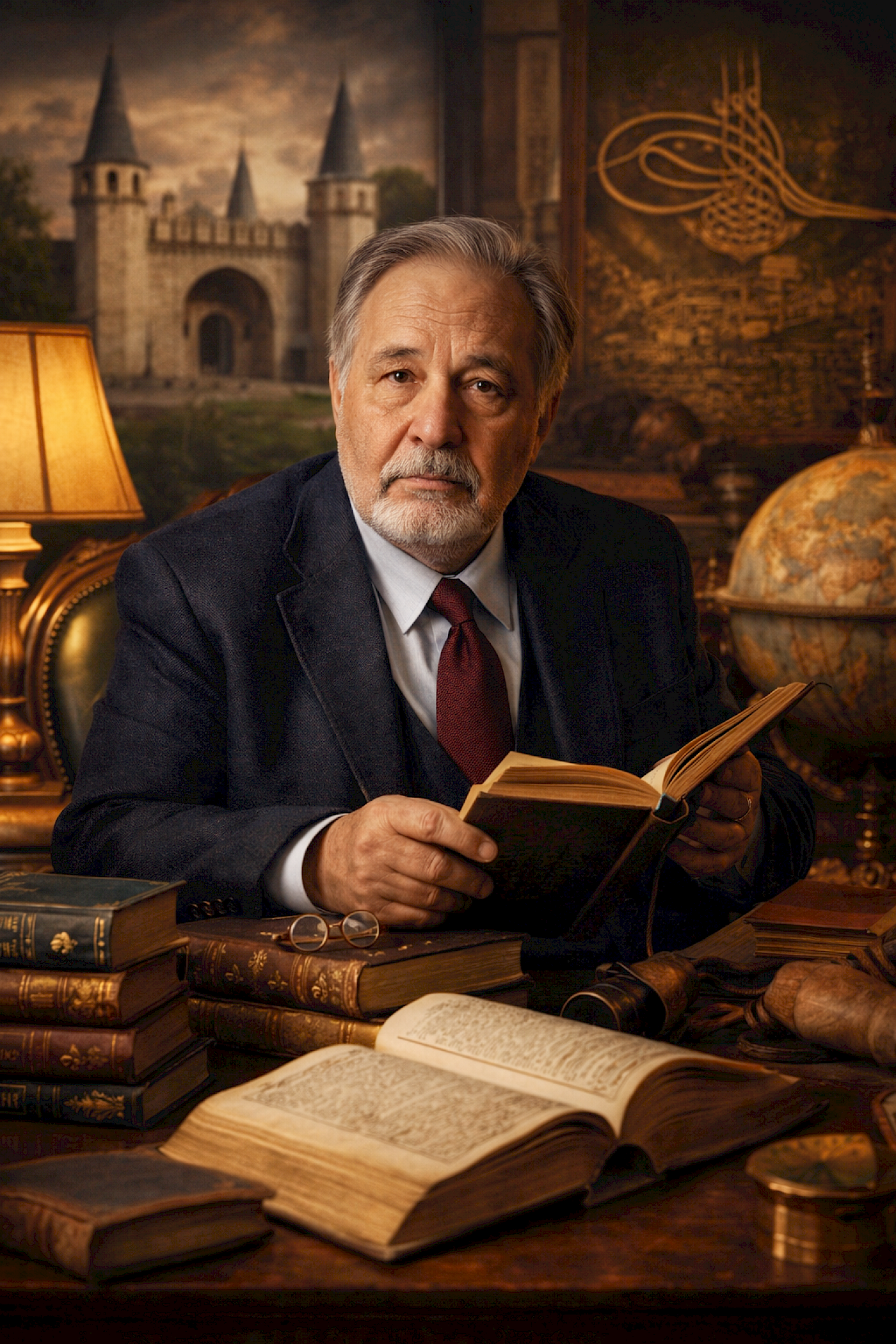 Prof. Dr. İlber Ortaylı'nın çalışma odası