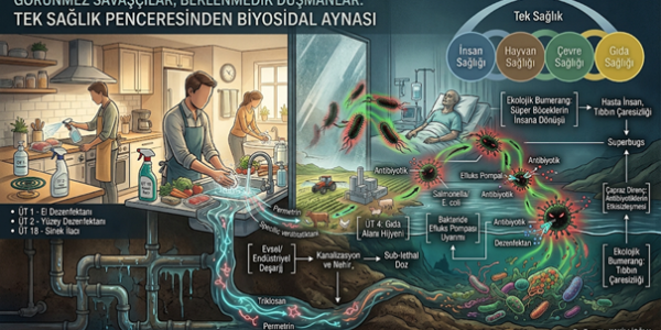Görünmez Savaşçılar, Beklenmedik Düşmanlar: Tek Sağlık Penceresinden Biyosidal Aynası