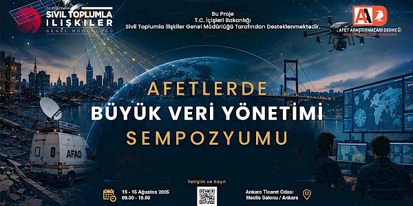 Afet Yönetiminde Yeni Dönem: Büyük Veri, Yapay Zekâ ve Bilim Ankara’da Buluşuyor